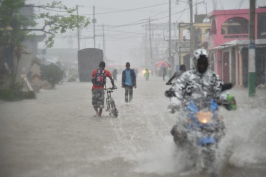 Neuer Tropensturm trifft Haiti