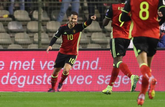 Eden Hazard trifft für Belgien