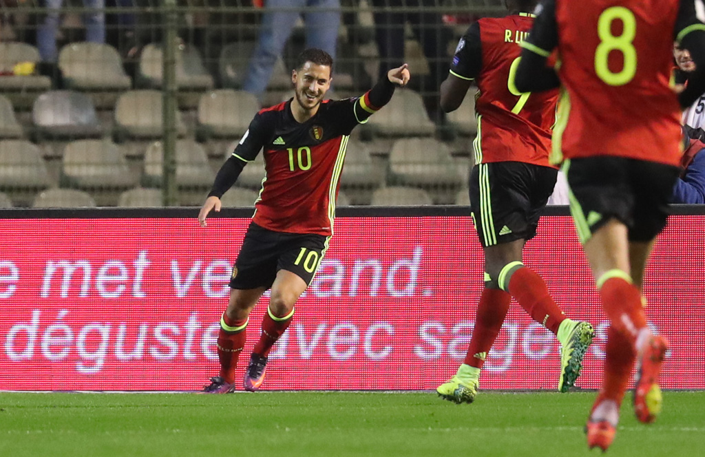Eden Hazard trifft für Belgien