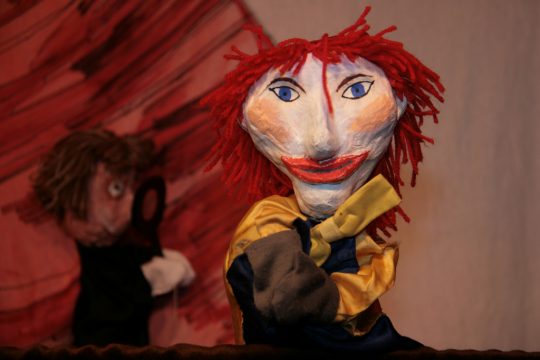 Puppentheater-Aufführung der Bühne Winzig 2014