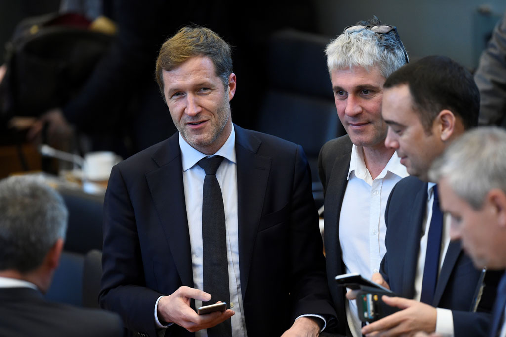 Paul Magnette nach der Ceta-Abstimmung im Wallonischen Parlament in Namur