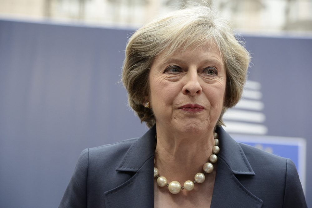 Die britische Premierministerin Theresa May