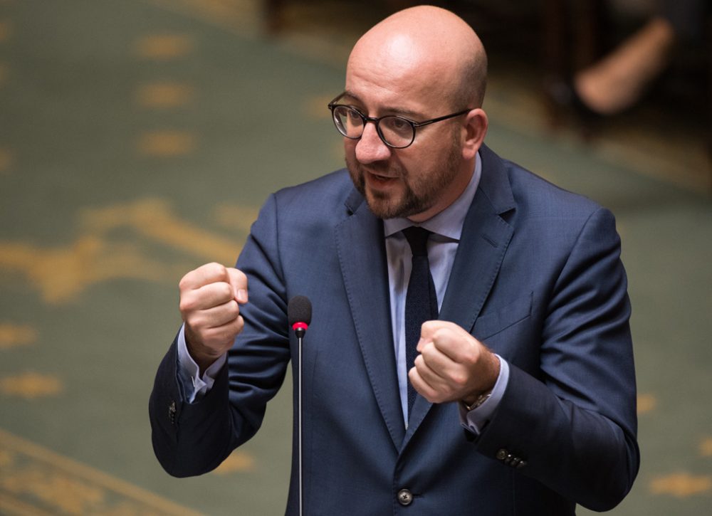 Premier Charles Michel im Parlament (6.10.)