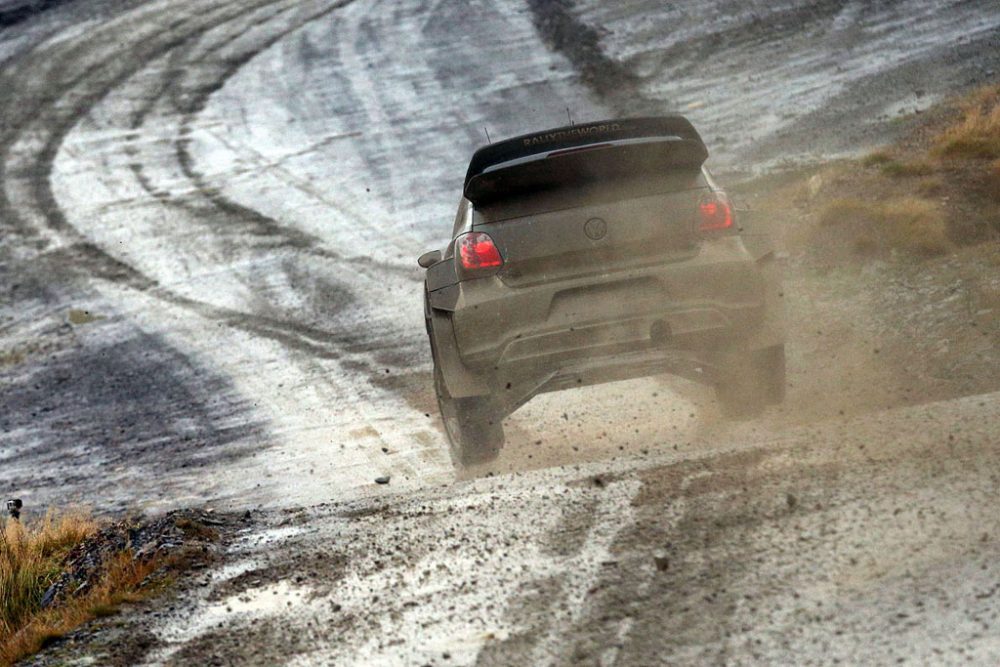 Sébastien Ogier/Julien Ingrassia im VW Polo R WRC bei der Wales Rallye GB