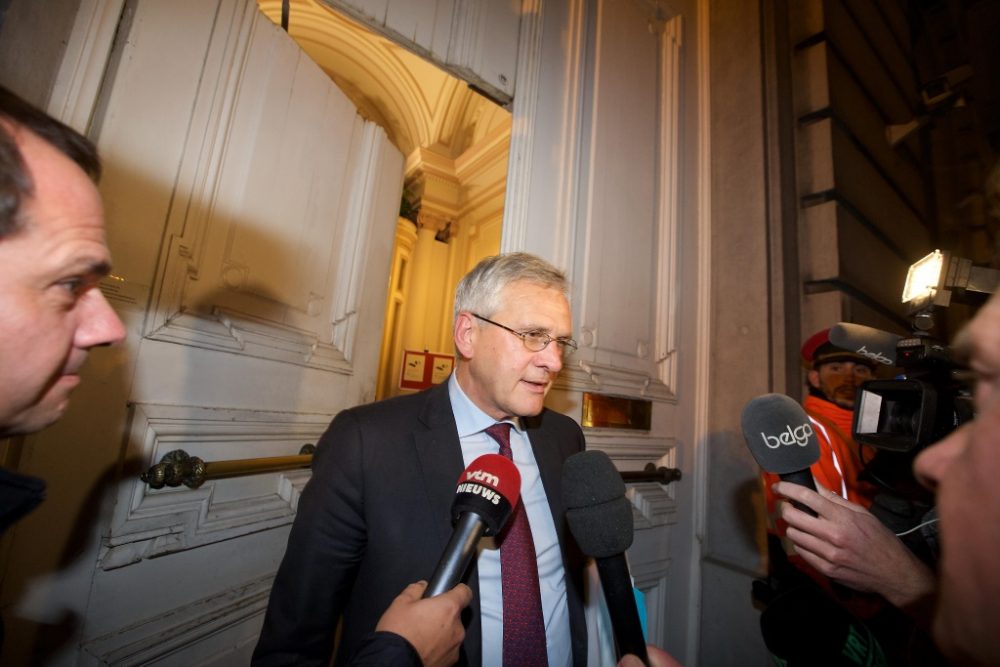 Kris Peeters nach den Verhandlungen