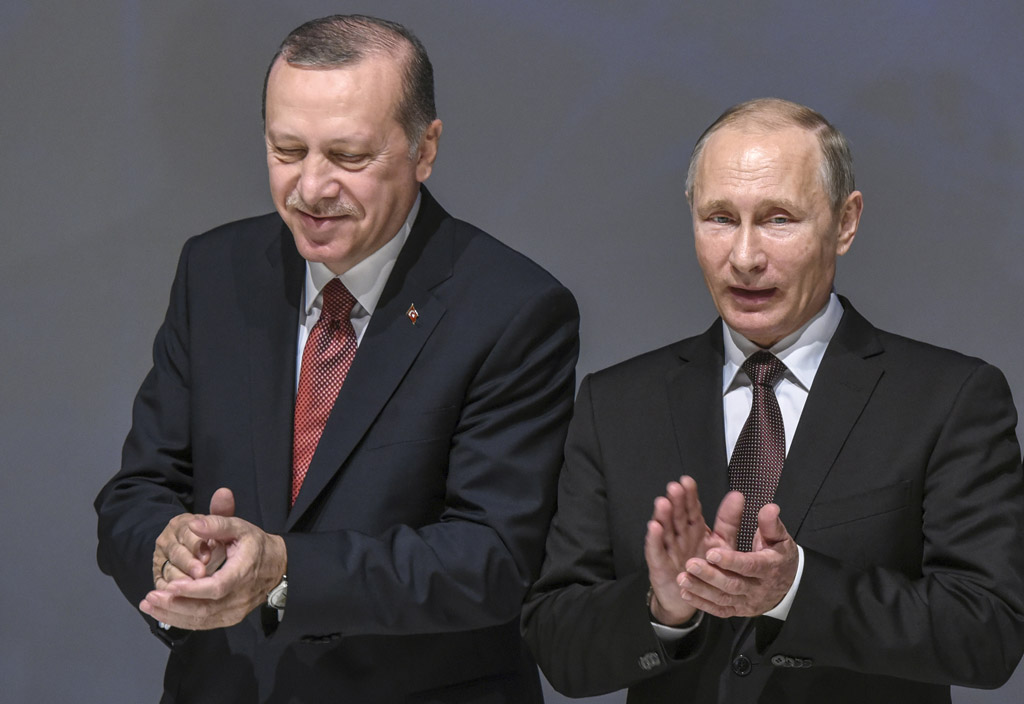 Türkischer Präsident Erdogan und sein russischer Amtskollege Putin (Archivbild: Ozan Kose/AFP)