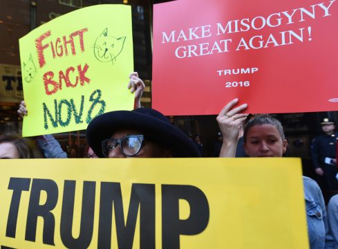 Frauenprotest gegen Trump in NewYork