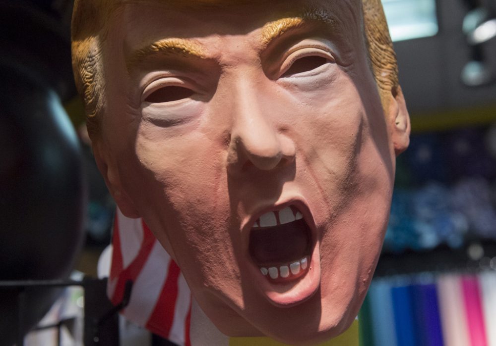 Nicht nur als Halloween-Maske kann Donald Trump ganz schön gruselig sein