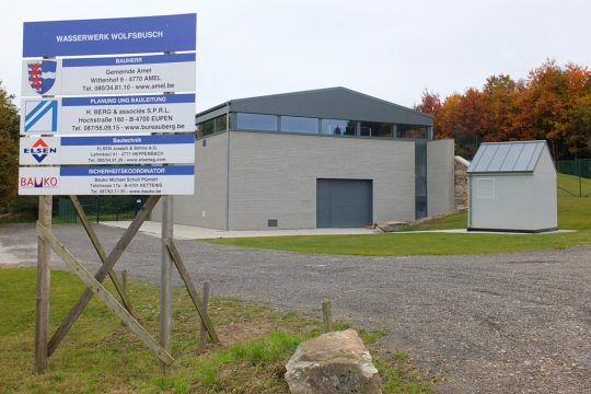 Wasserwerk der Gemeinde Amel am Wolfsbusch