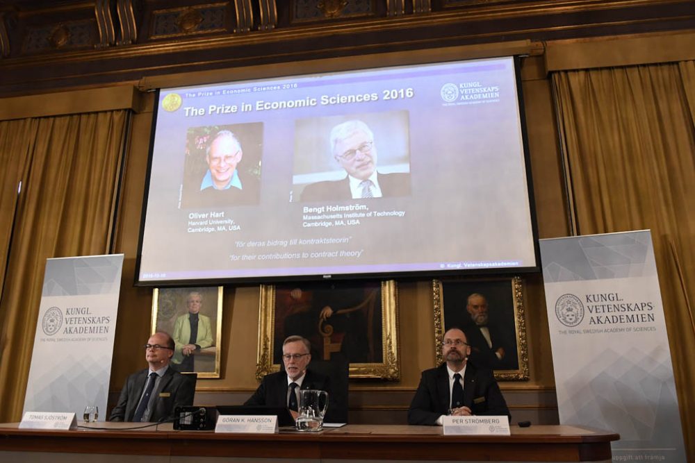 Nobelpreis für Wirtschaftswissenschaften 2016