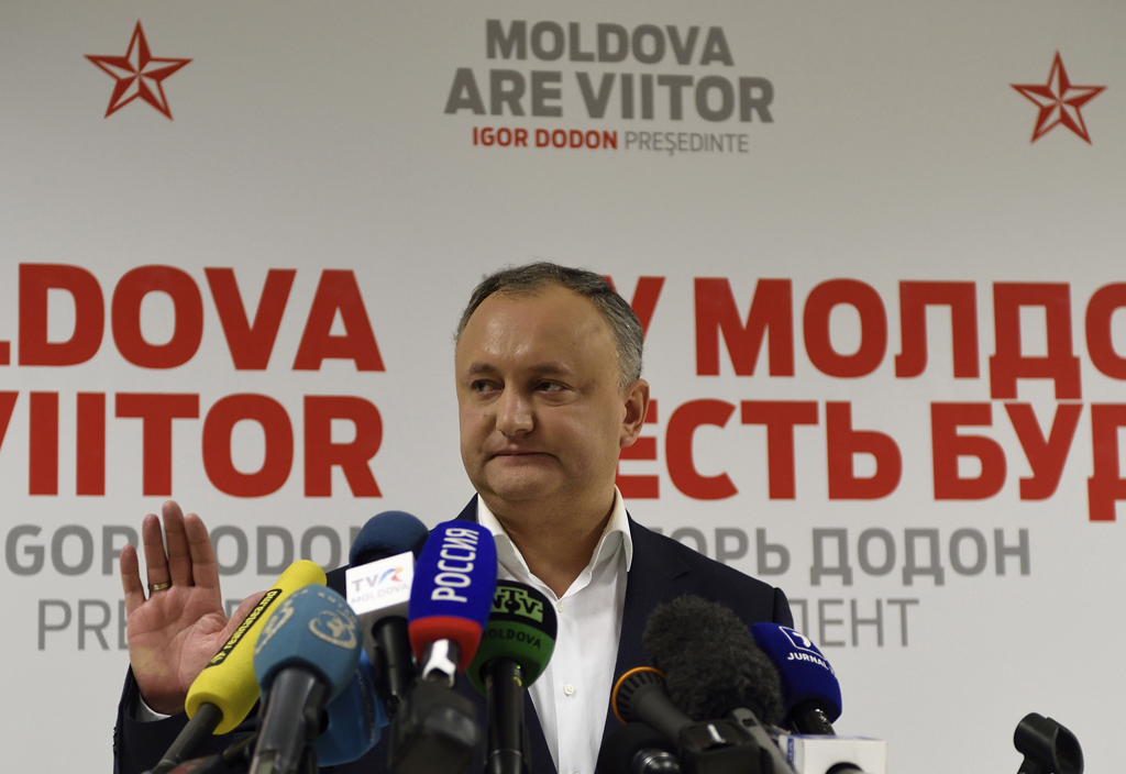 Der Wahlgewinner in der Ex-Sowjetrepublik Moldau: Igor Dodon