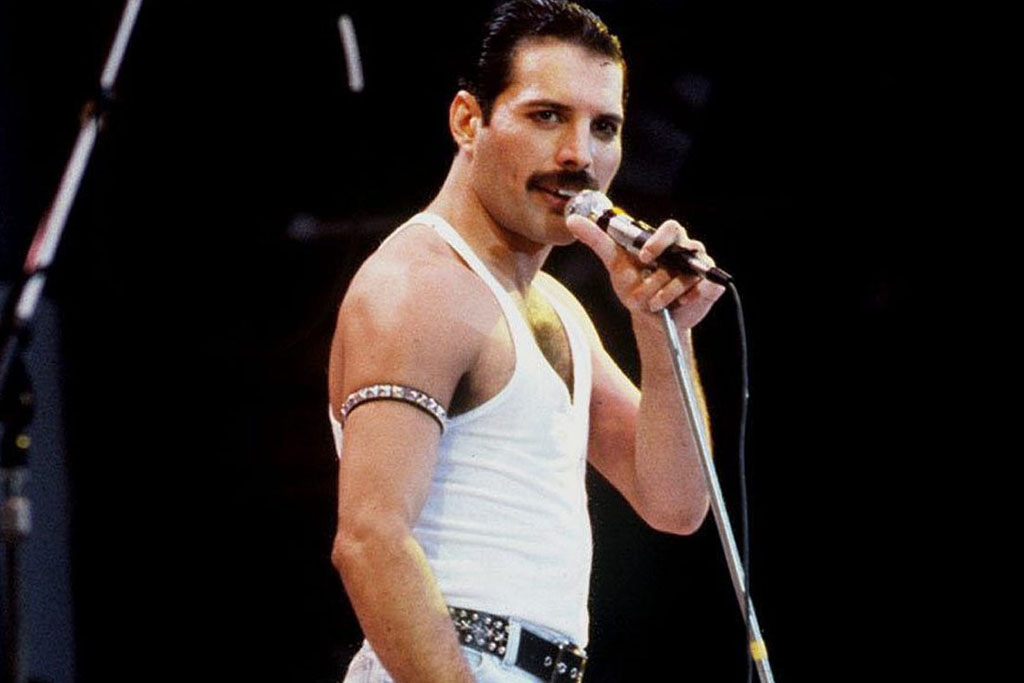 Freddie Mercury am 15. Juli 1985