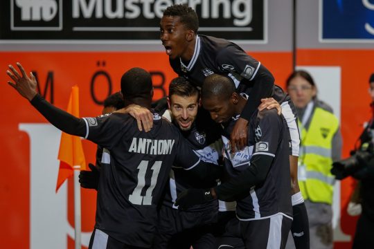 Pokal-Achtefinale zwischen Eupen und dem FC Brügge: Luis Garcia lässt sich für das 1:0 feiern