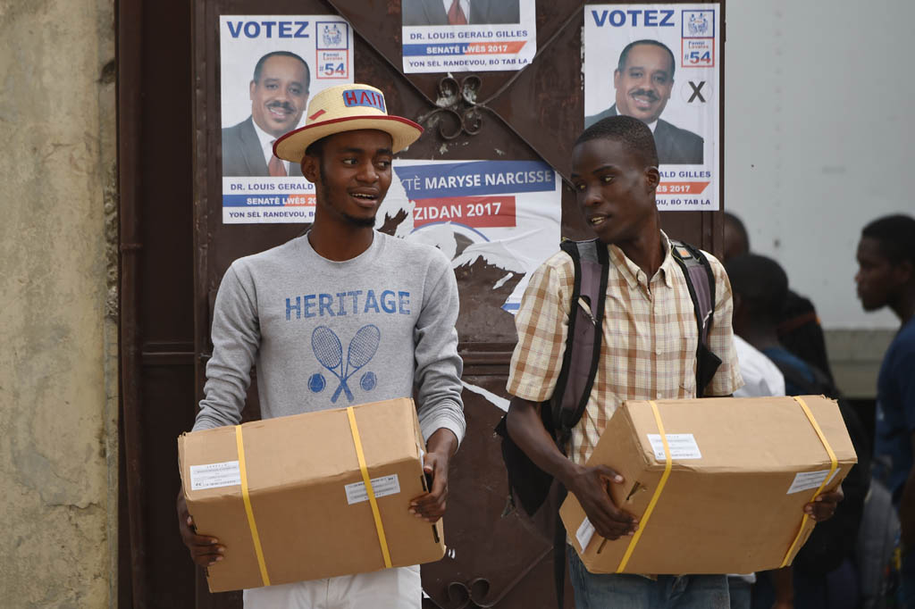 Vorbereitung zur Präsidentschaftswahl in Haiti