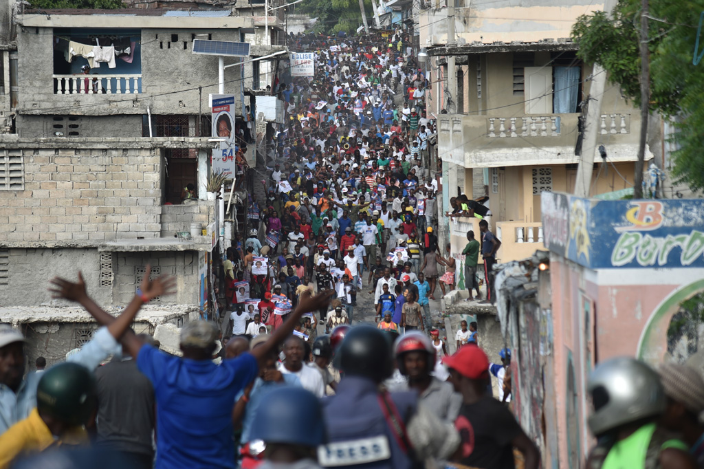 Proteste in Port-au-Prince (22.11.)