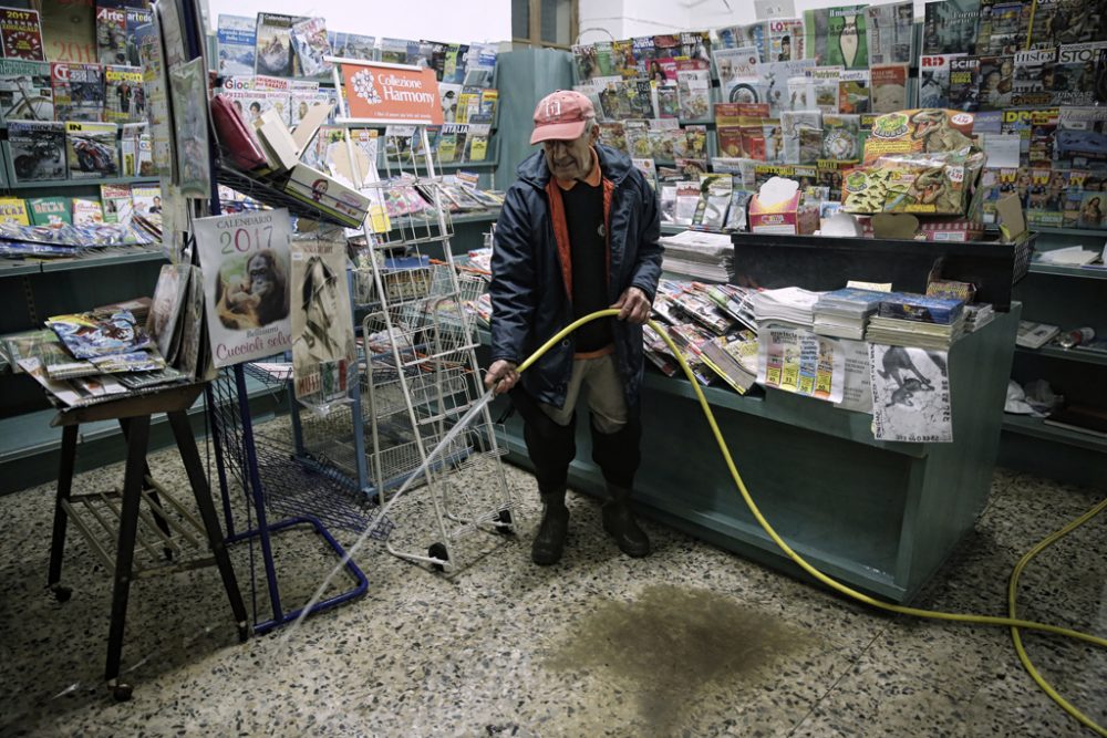 Nach Unwetter: Aufräumarbeiten in Garessio