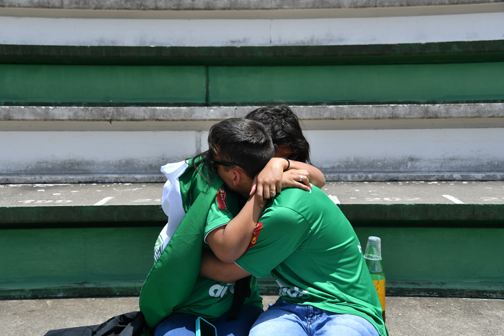 Trauer bei den Fans des brasilianischen Fußballclubs Chapecoense