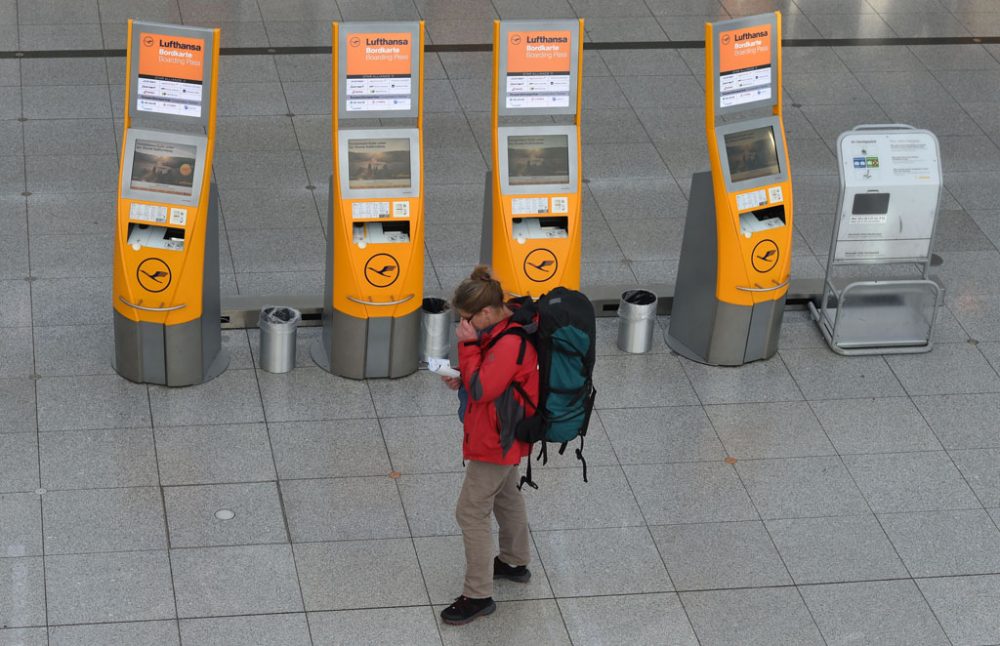 Streik bei der Lufthansa (Flughafen München)