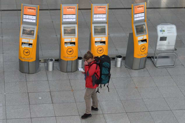 Streik bei der Lufthansa (Flughafen München)
