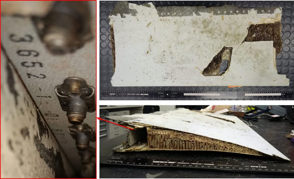 Eine Landeklappe der abgestürzten Maschine wurde in Tansania abgespült