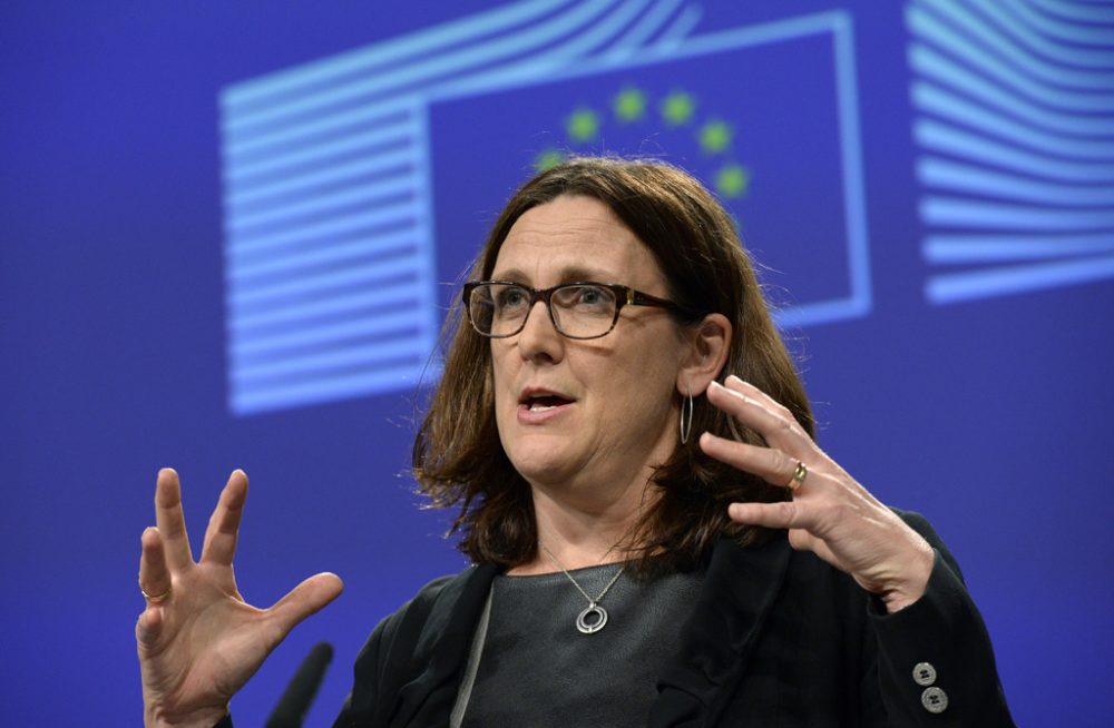 EU-Handelskommissarin Cecilia Malmström in Brüssel (9.11.)
