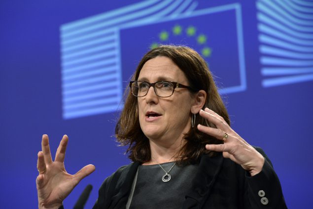 EU-Handelskommissarin Cecilia Malmström in Brüssel (9.11.)