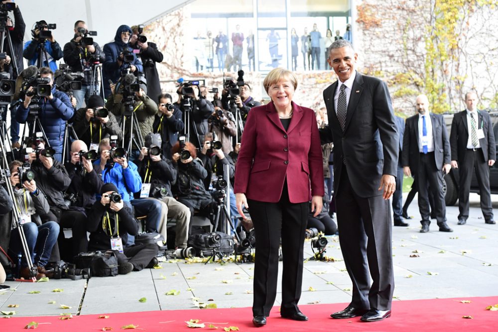 Angela Merkel und Barack Obama in Berlin