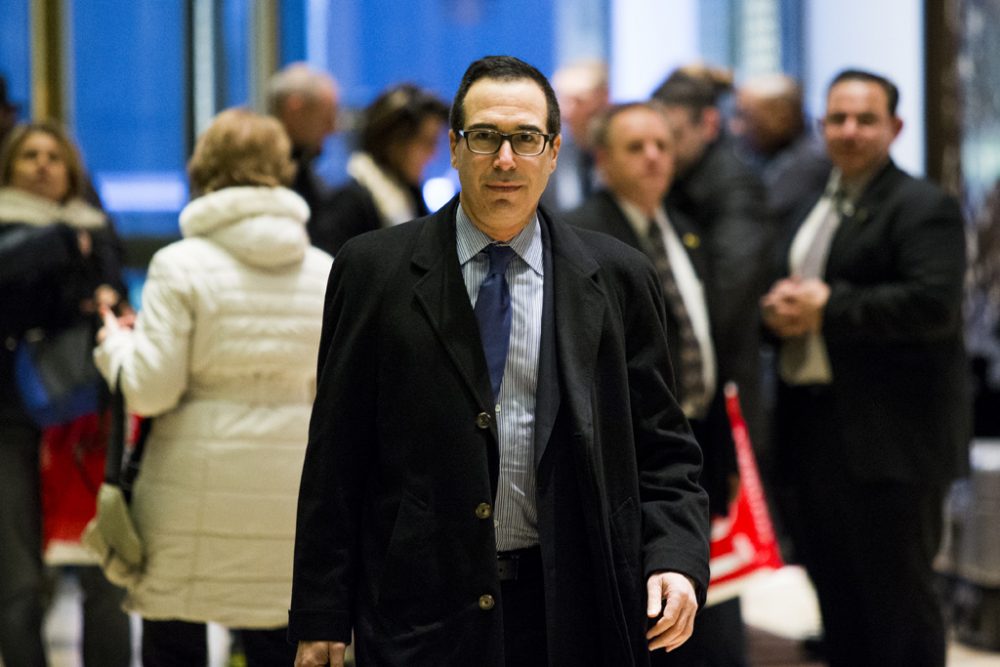 Steven Mnuchin am 21. November in New York