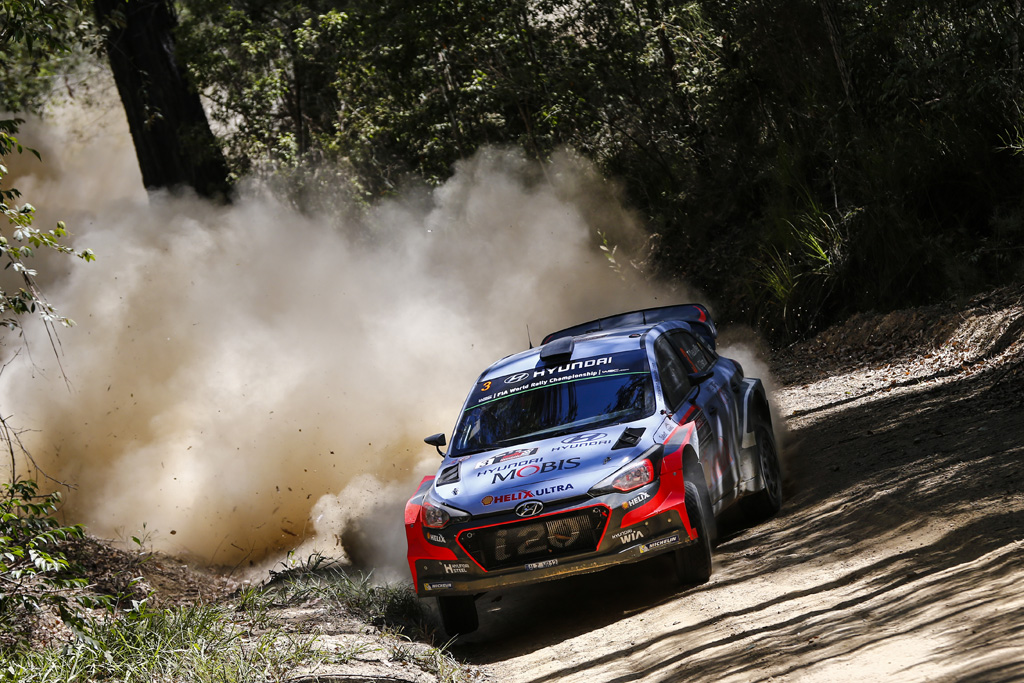 Erster Tag der Rallye Australien: Thierry Neuville/Nicolas Gilsoul im Hyundai i20 WRC