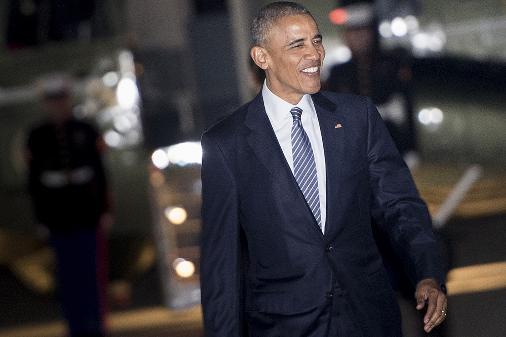 Barack Obama vor seiner letzten Auslandreise als US-Präsident