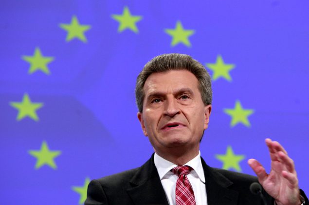 EU-Kommissar Günther Oettinger (Archivbild)