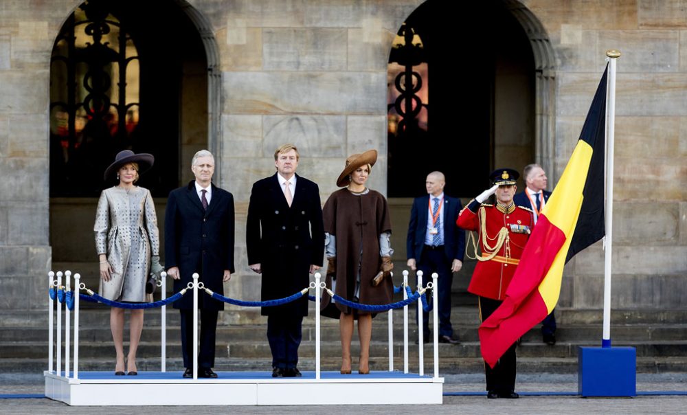 Niederländischer König Willem-Alexander und Königin Maxima empfangen König Philippe und Königin Mathilde