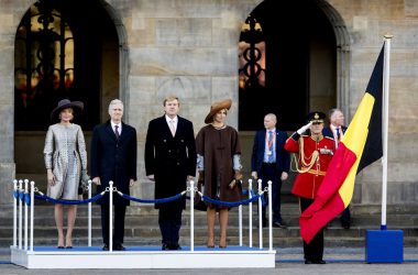 Niederländischer König Willem-Alexander und Königin Maxima empfangen König Philippe und Königin Mathilde