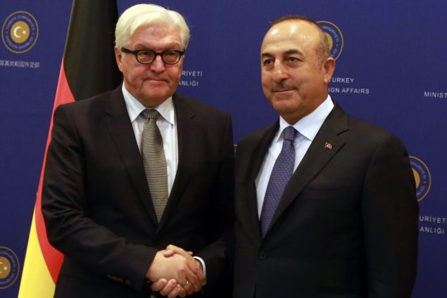 Der deutsche Bundesaußenminister Frank-Walter Steinmeier zu Besuch in Ankara