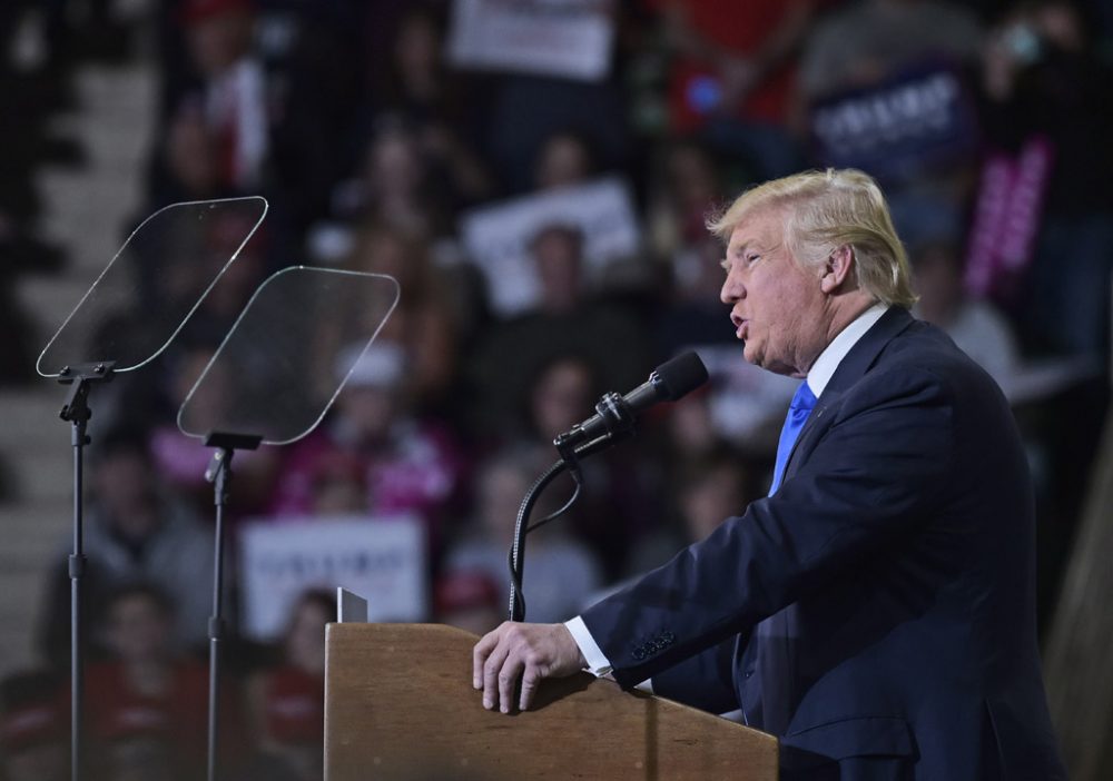 Donald Trump beim Wahlkampf in Denver