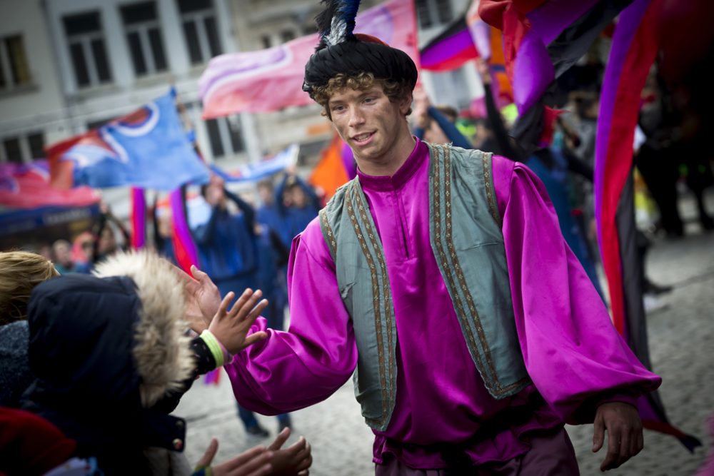 Bild: Kristof Van Accom/BelgaDer Zwarte Piet in Antwerpen