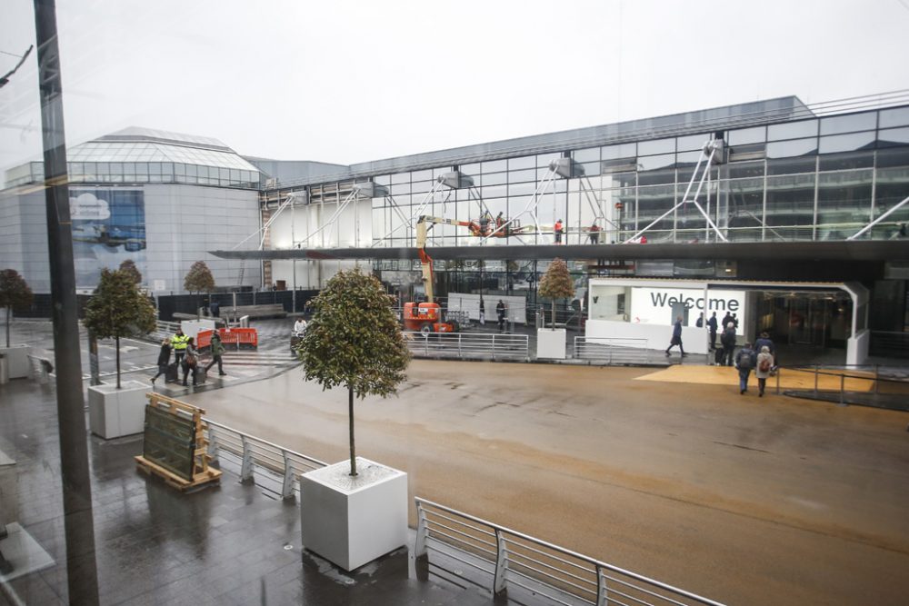 Die Zelte sind abgebaut: Neuer Eingangsbereich am Brussels Airport