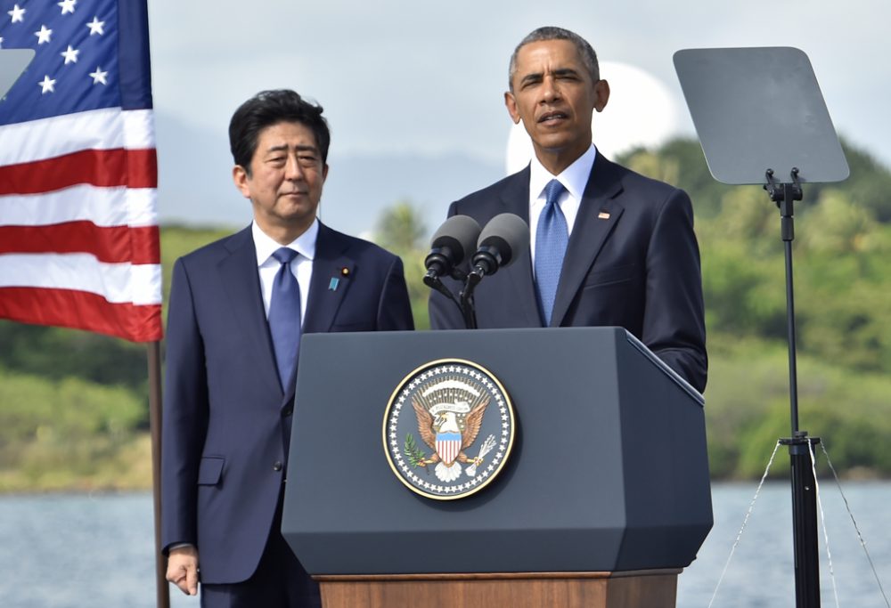 Shinzo Abe und Barack Obama in Pearl Harbor