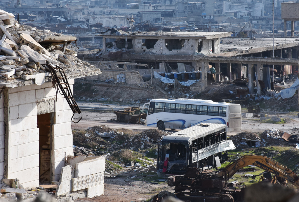 Die Evakuierung von Ost-Aleppo ist angelaufen