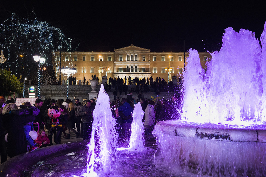 Weihnachtsstimmung in Athen - Weihnachtsgeld wird es aber nur dieses Jahr für die griechischen Rentner geben