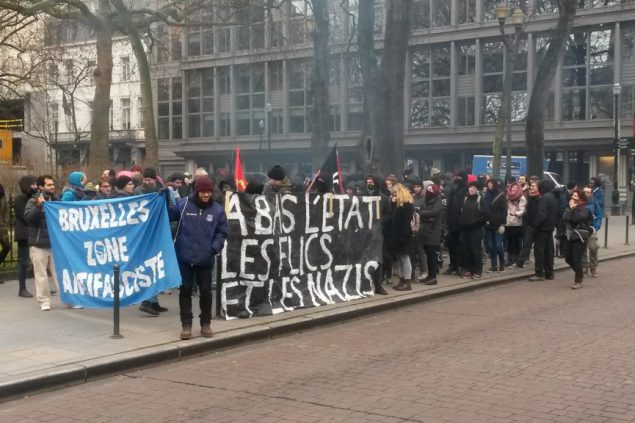 Anti-Rechts-Demo in Brüssel artet aus.