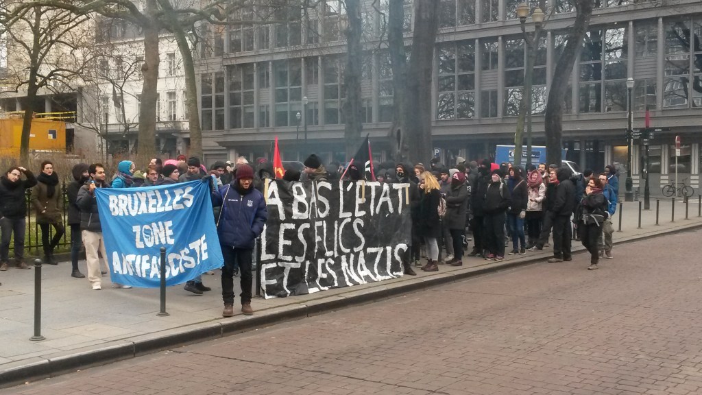 Anti-Rechts-Demo in Brüssel artet aus.