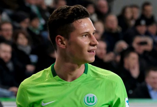Julian Draxler bei einem Spiel des VfL Wolfsburg gegen Eintracht Frankfurt (17.12.)