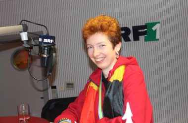 Ronja Fell zu Besuch im BRF-Funkhaus: Bei den Euroskills 2016 holte sie die Goldmedaille