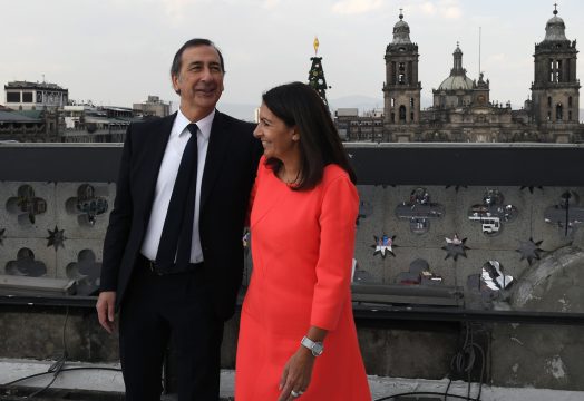 Der Mailänder Bürgermeister Giuseppe Sala (L) und die Bürgermeisterin von Paris, Anne Hidalgo