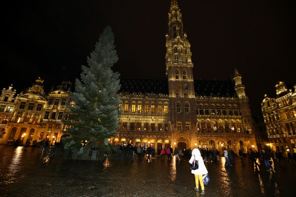 Brüsseler Grand Place zur Weihnachtszeit