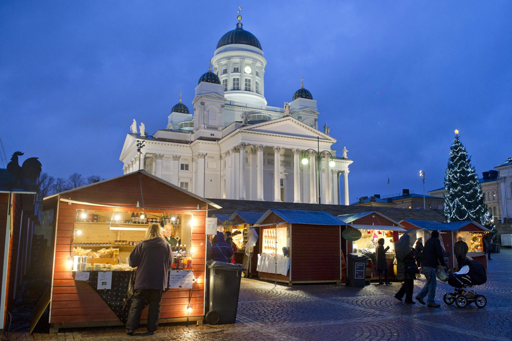 Weihnachtsmarkt in Helsinki (Archivbild)