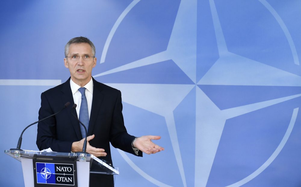 Nato-Generalsekretär Jens Stoltenberg im Nato-Hauptsitz in Brüssel