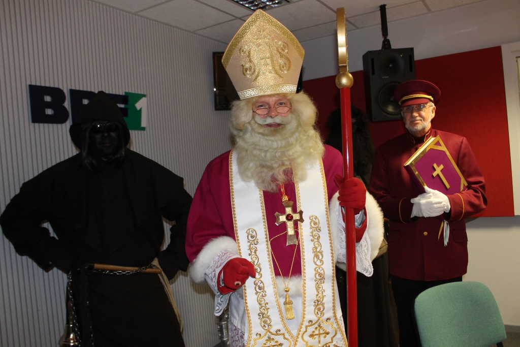 Nikolaus zu Besuch im BRF (Archivbild: Renate Ducomble/BRF)