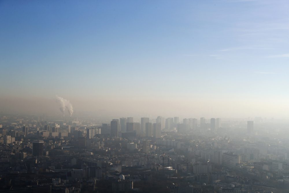 Smog in Paris (Bild vom 5.12.)